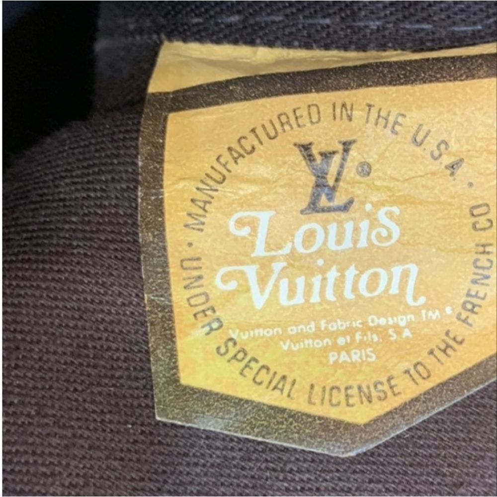 🐢 Louis Vuitton Ultra Rare French Co USA Keepall - Picture 16 of 16